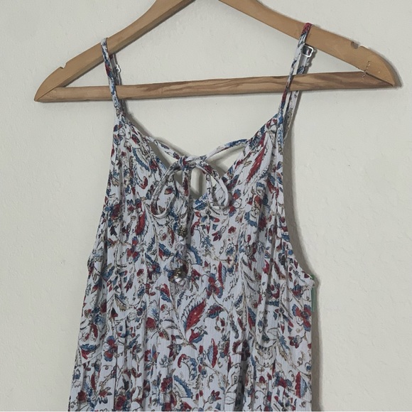 Knox Rose Sleeveless Spaghetti Strap Floral Midi Maxi Dress Size Small Bohemian - Picture 10 of 10